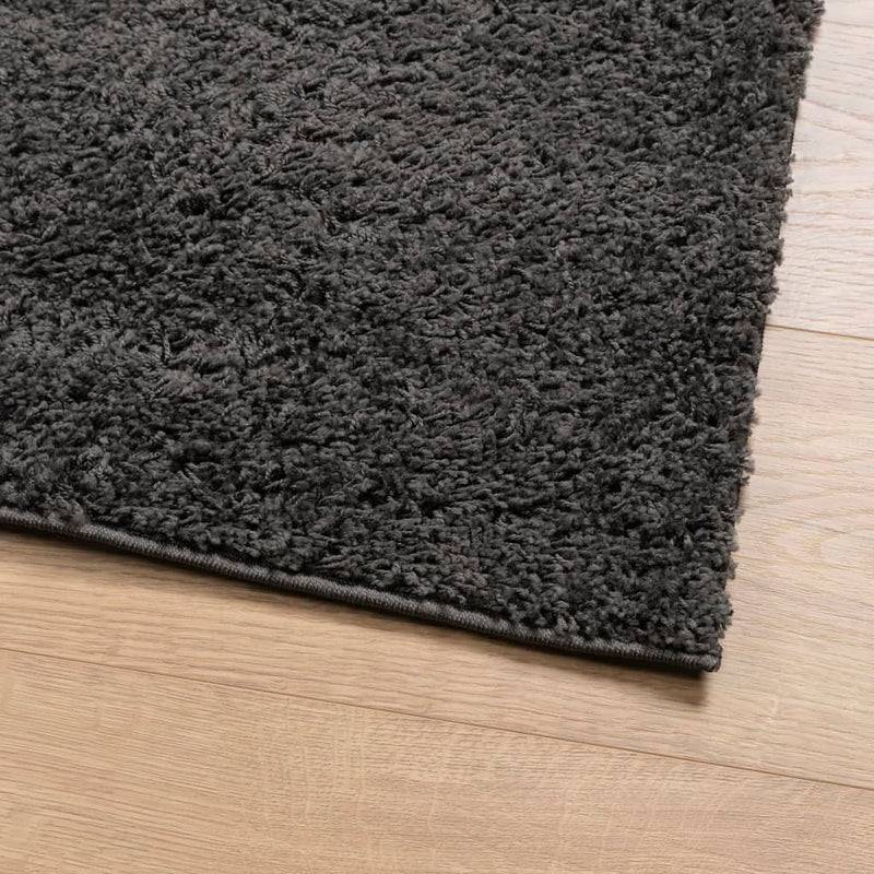 Shaggy Rug High Pile Modern Anthracite 80x150 cm