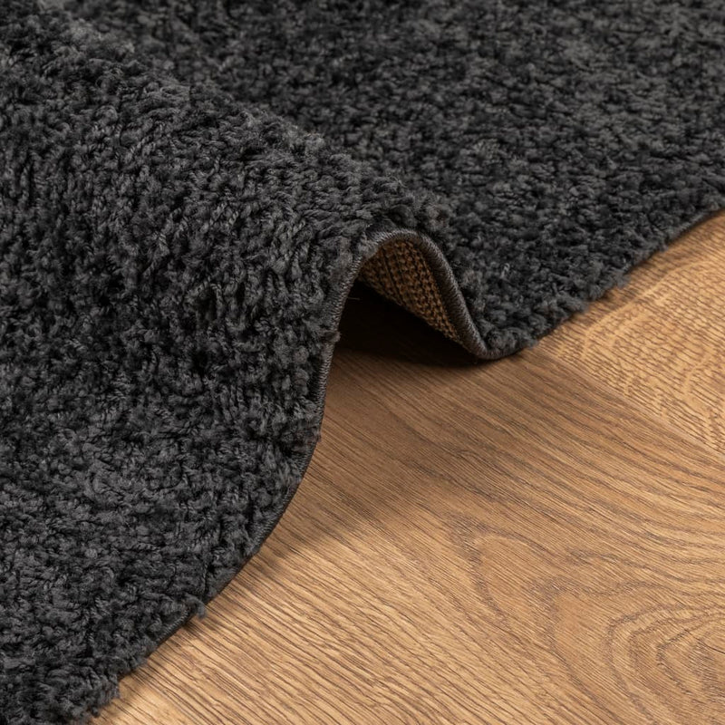 Shaggy Rug High Pile Modern Anthracite 80x150 cm