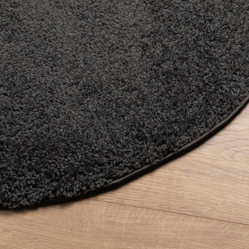 Shaggy Rug PAMPLONA High Pile Modern Anthracite  100 cm