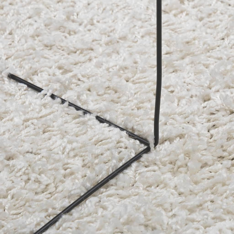 Shaggy Rug PAMPLONA High Pile Modern Cream  160 cm