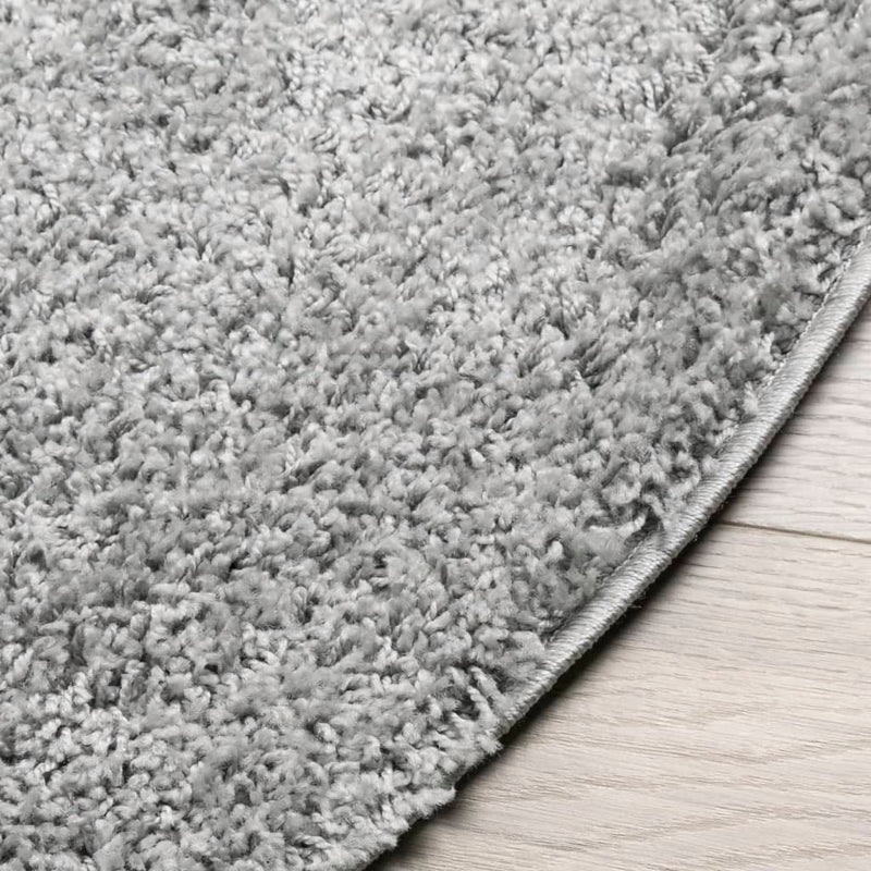 Shaggy Rug PAMPLONA High Pile Modern Grey  80 cm