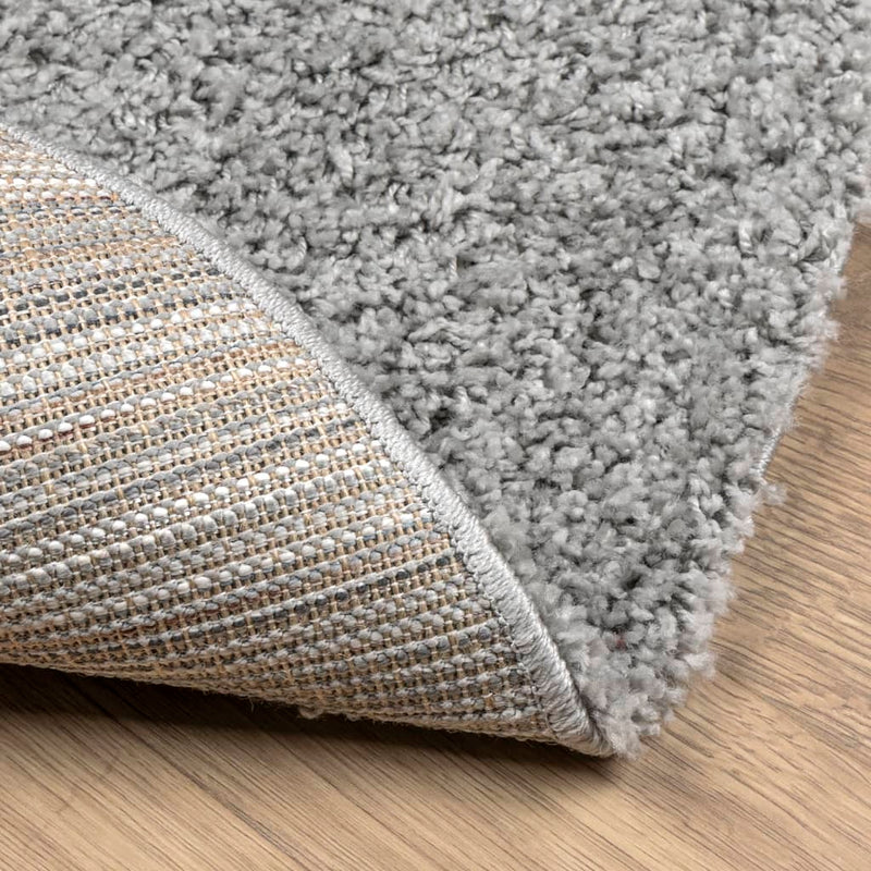 Shaggy Rug PAMPLONA High Pile Modern Grey  80 cm