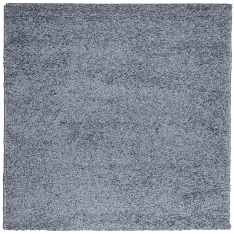 Shaggy Rug High Pile Modern Blue 240x240 cm