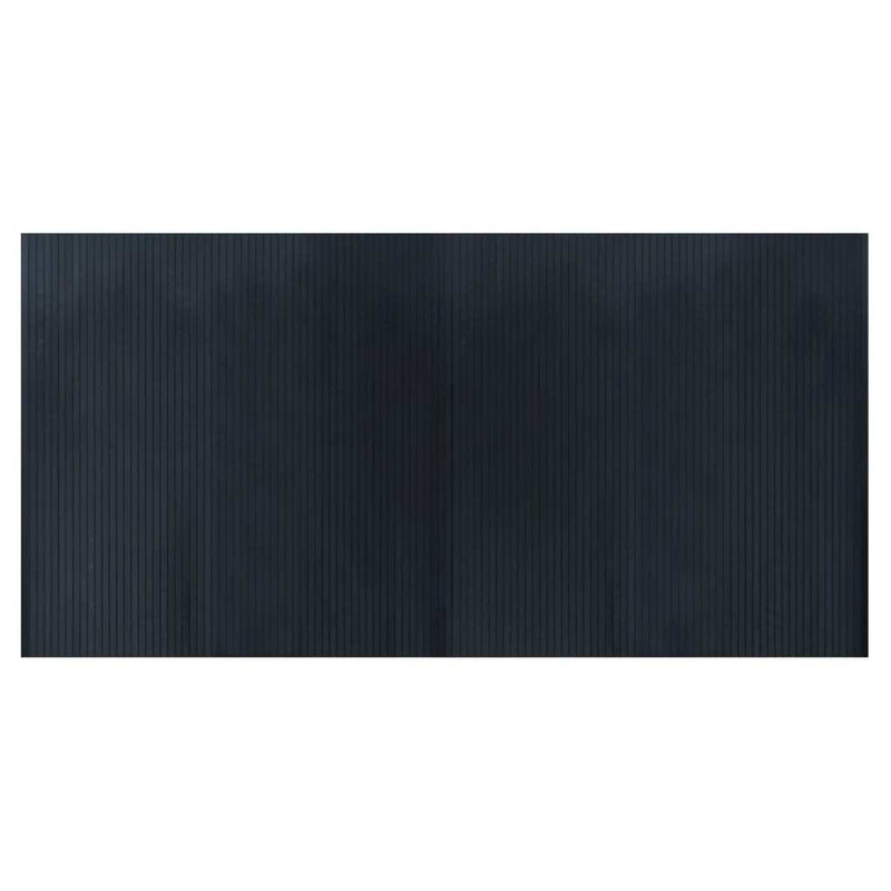 Rug Rectangular Grey 100x200 cm Bamboo