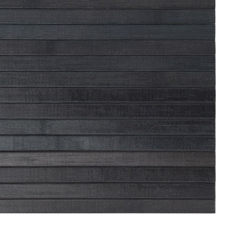 Rug Rectangular Grey 100x200 cm Bamboo