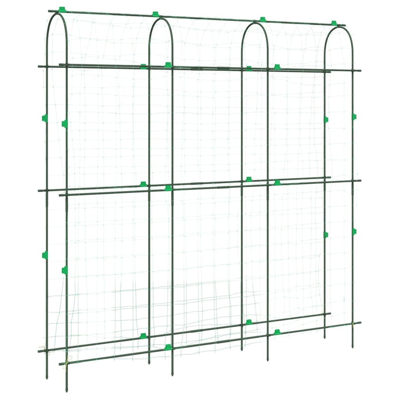 Garden Trellis for Climbing Plants U-Shape 181x31x182.5 cm Steel