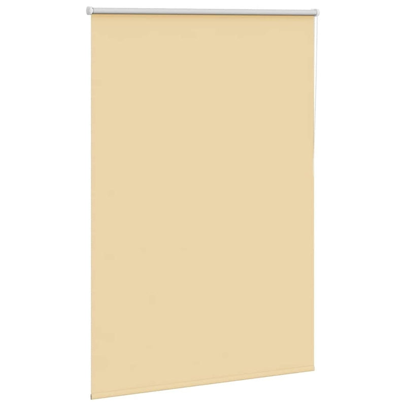 Roller Blind Blackout Beige 95x130 cm Fabric Width 90.7 cm Polyester