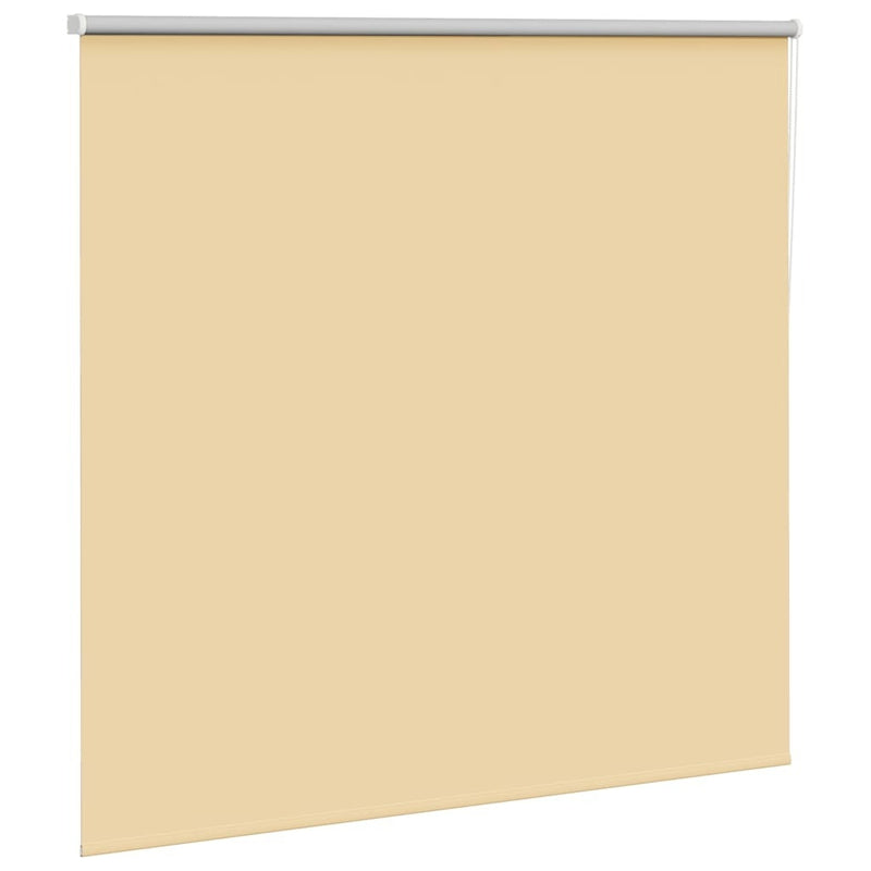 Roller Blind Blackout Beige 165x175 cm Fabric Width 161.6 cm Polyester