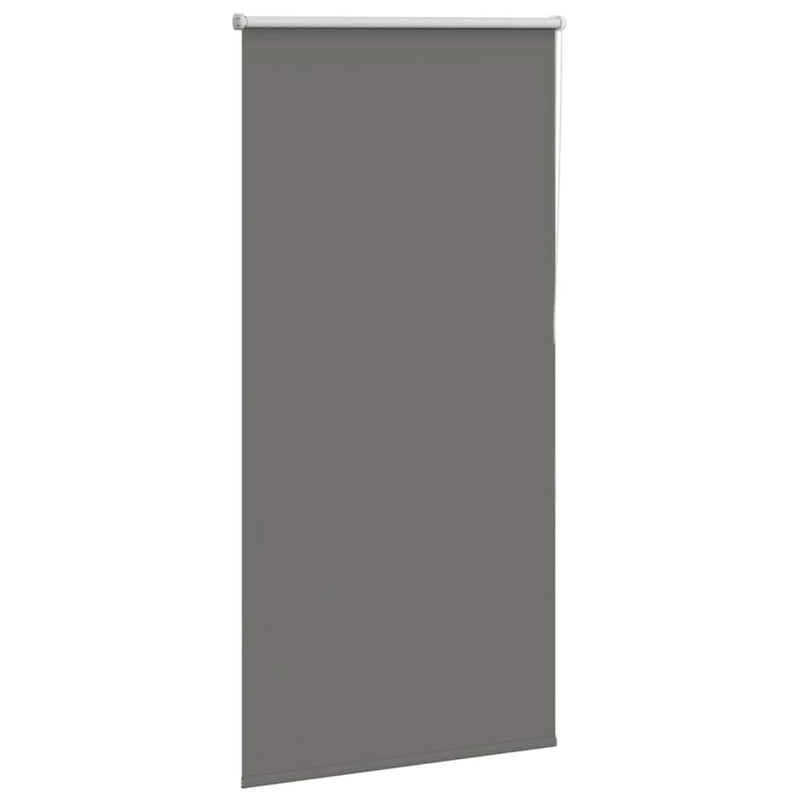 Roller Blind Blackout Grey 80x150 cm Fabric Width 75.7 cm Polyester