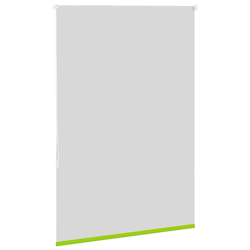 Roller Blind Blackout Leaves Green 115x130 cm Fabric Width 110.7 cm Polyester