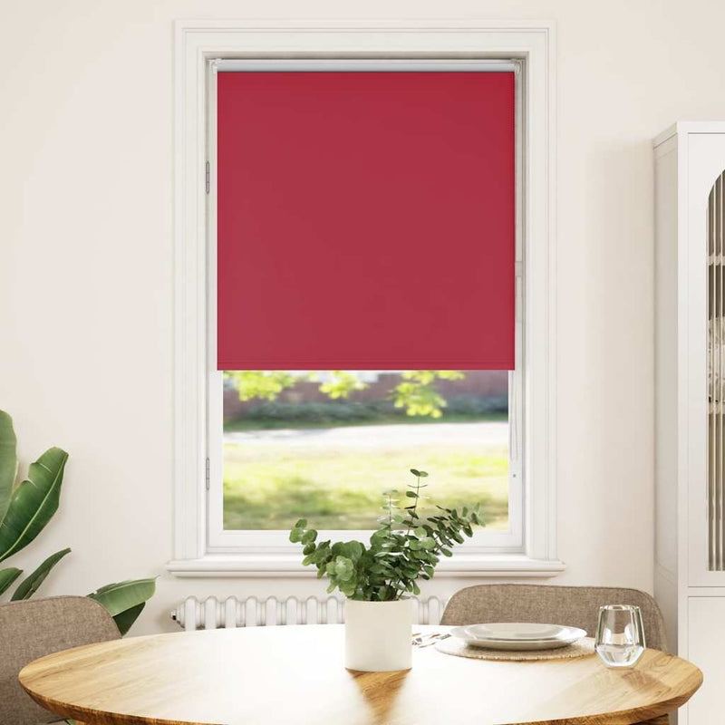 Roller Blind Blackout Red 65x175 cm Fabric Width 60.7 cm Polyester