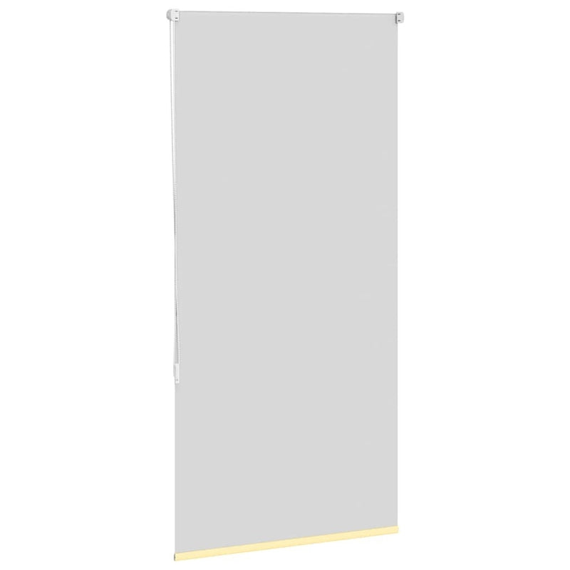 Roller Blind Blackout Yellow 80x130 cm Fabric Width 75.7 cm Polyester