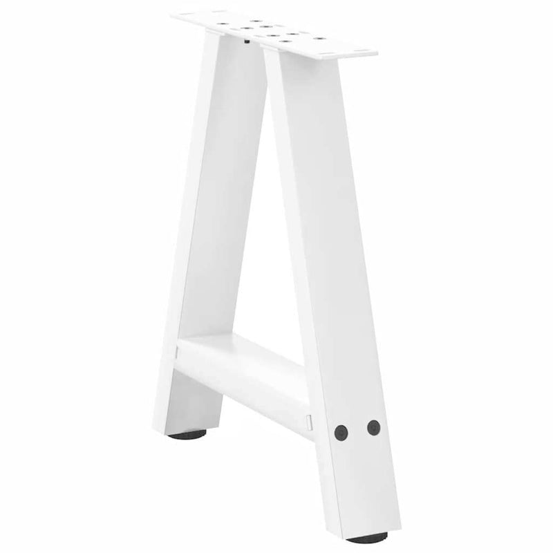 Coffee Table Legs A-Shaped 2 pcs White?38x(42-43) cm Steel