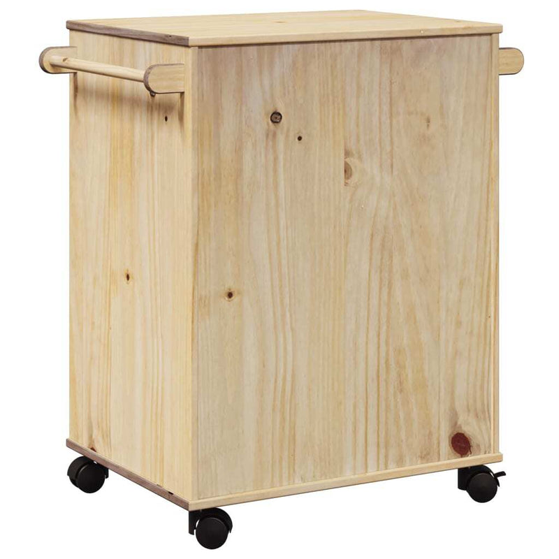 Kitchen Trolley OTTA 59x45x80 cm Solid Wood Pine