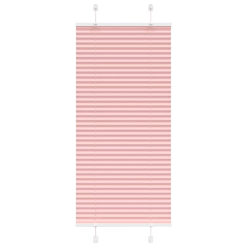 Pleated Blind Pink 55x150 cm Fabric Width 54.4 cm Polyester