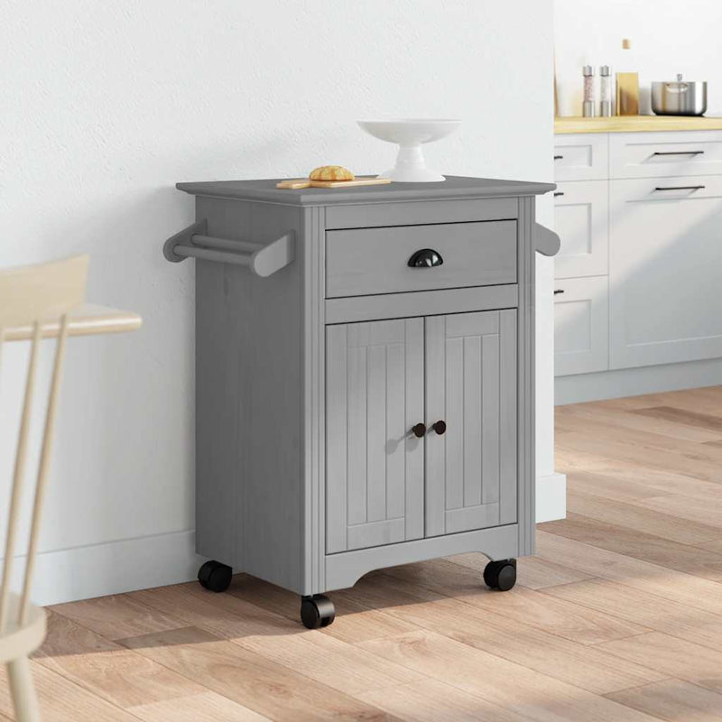 Kitchen Trolley BODO Grey 72x45x80 cm