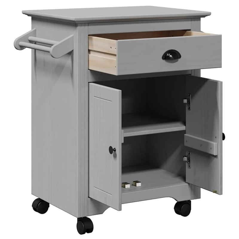 Kitchen Trolley BODO Grey 72x45x80 cm