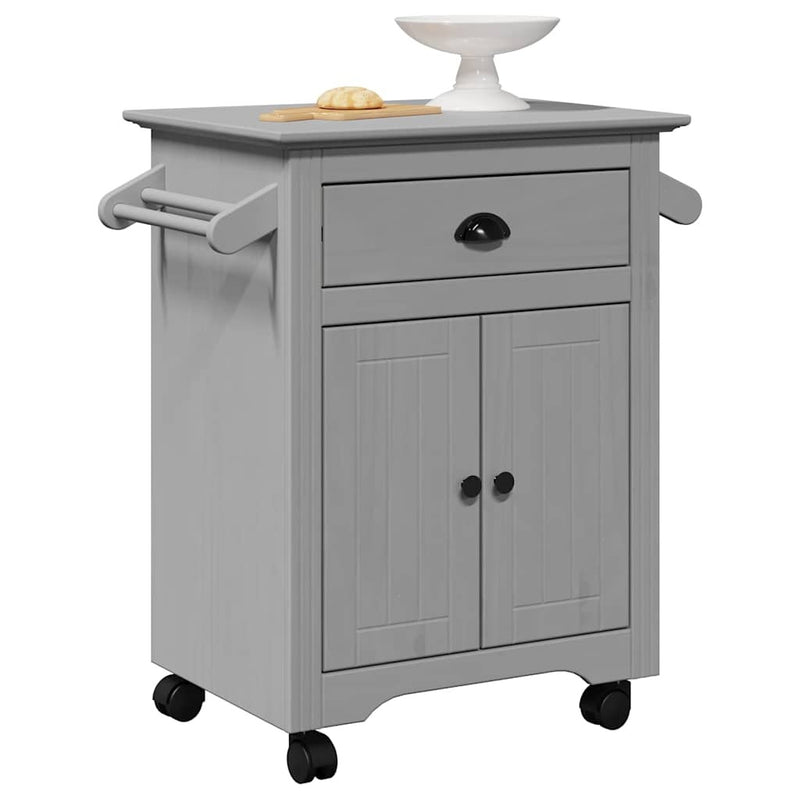 Kitchen Trolley BODO Grey 72x45x80 cm