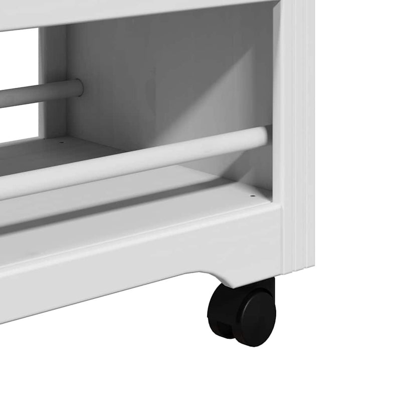 Kitchen Trolley BODO White 67.5x45x80 cm