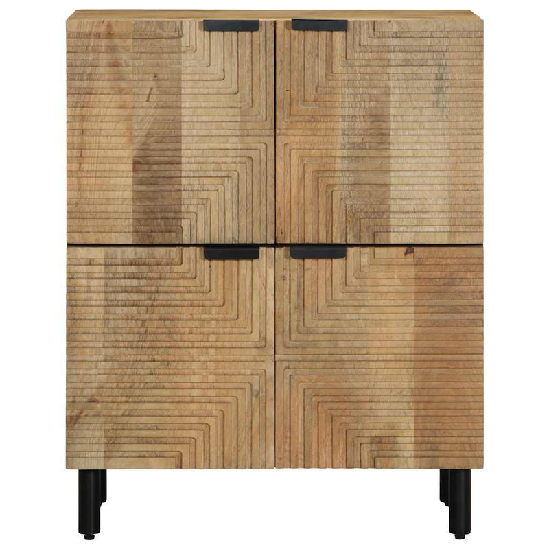 Sideboard Brown 60x33x75 cm Solid Wood Mango