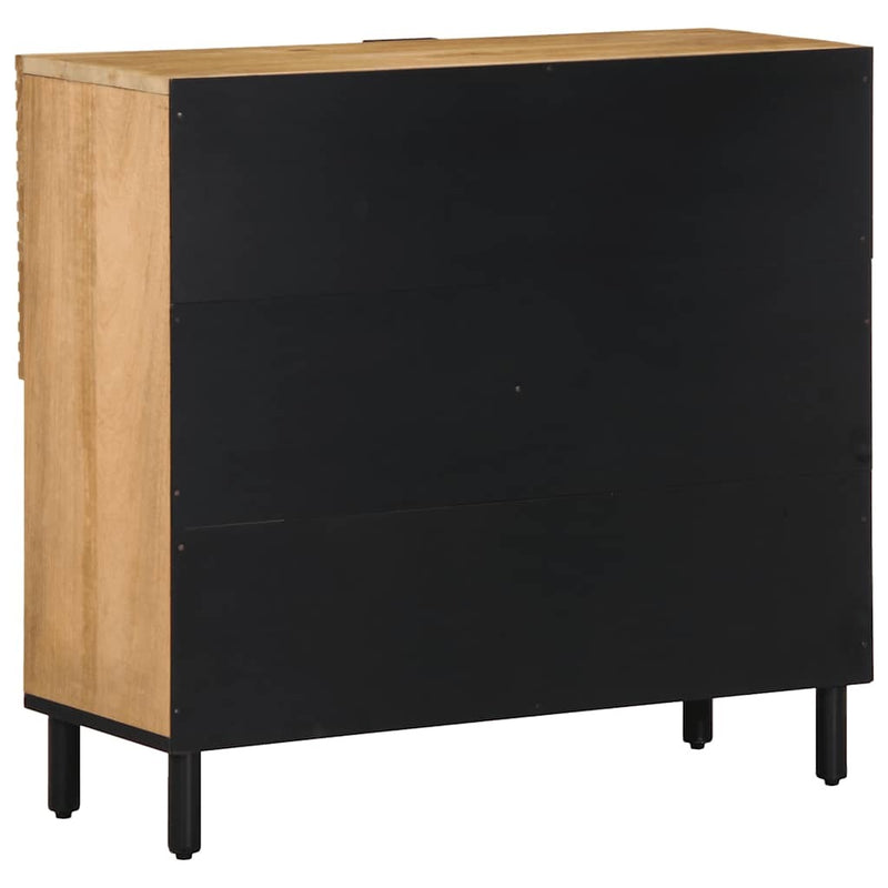 Sideboard Brown 80x33x75 cm Solid Wood Mango