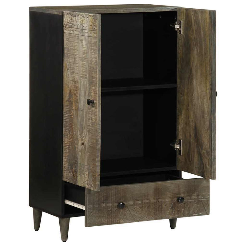 Highboard 60x33x110 cm Solid Wood Mango