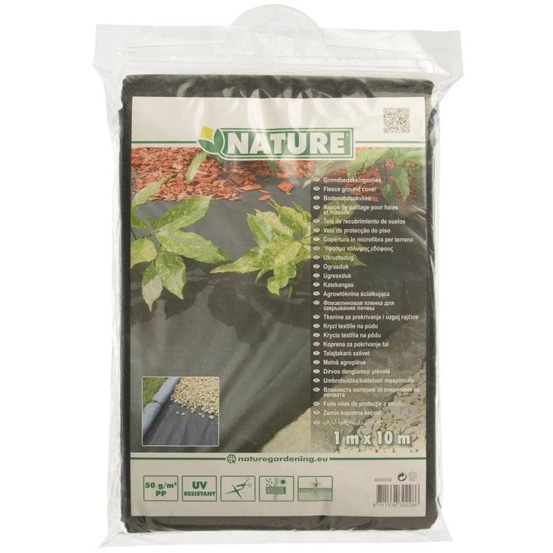 Nature Soil Cover Film 1x10 m Black 6030228