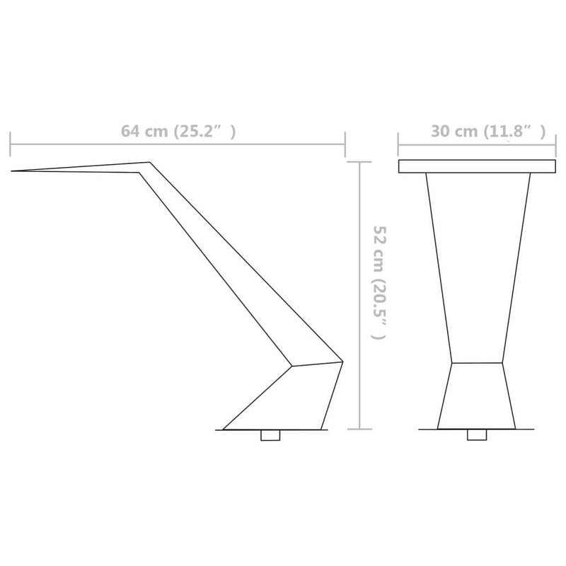 Pool Fountain Stainless Steel 64x30x52 cm Silver