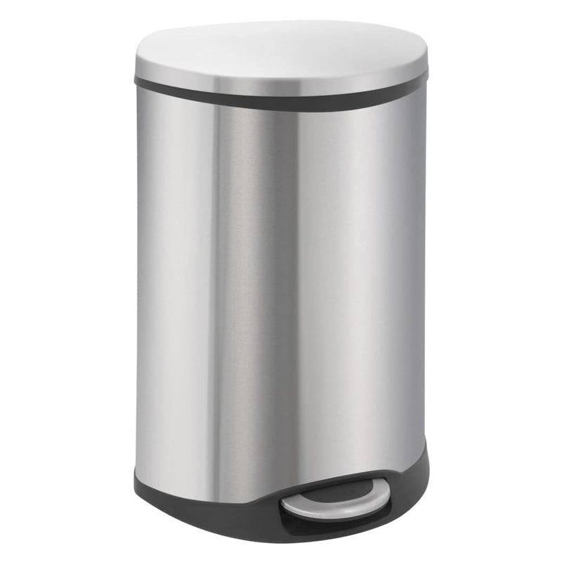 EKO Pedal Bin Shell 50 L Matte Silver