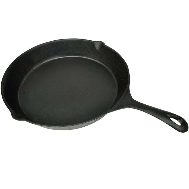 Grill Fry Pan Cast Iron 30 cm Round