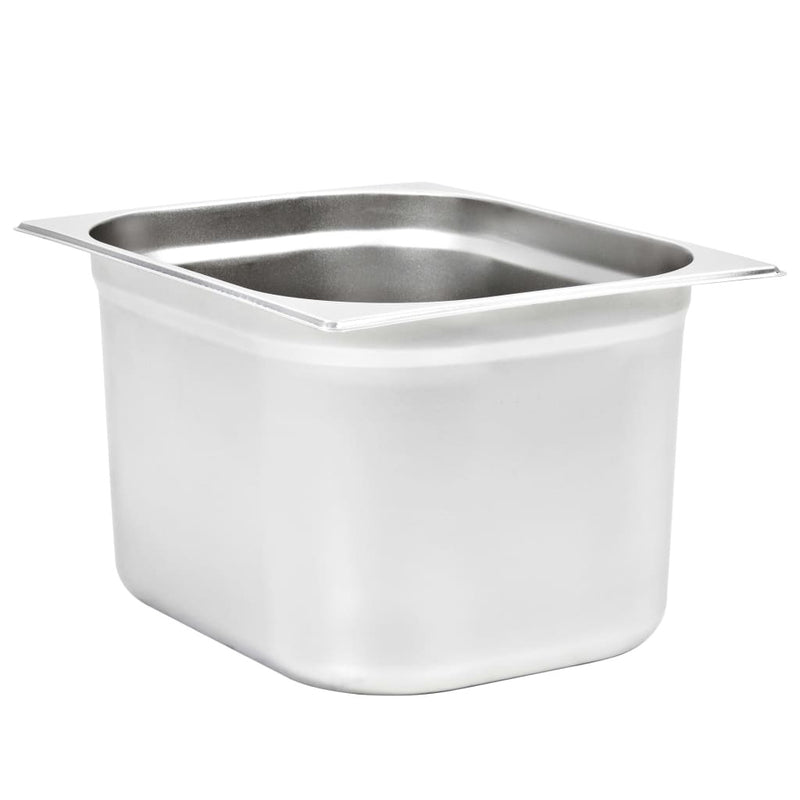 Gastronorm Containers 2 pcs GN 1/2 200 mm Stainless Steel