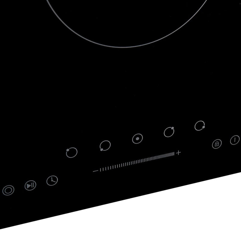 Ceramic Hob with 5 Burners Touch Control 90 cm 8500 W