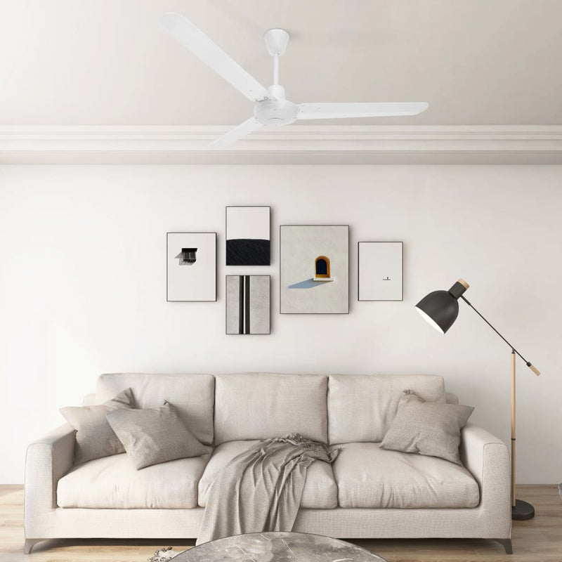 vidaXL Ceiling Fan 142 cm White