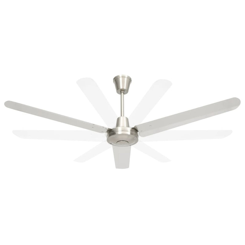 vidaXL Ceiling Fan 142 cm Silver