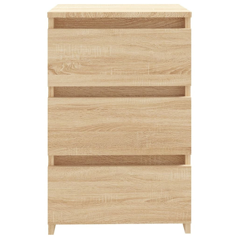 Bed Cabinet Sonoma Oak 40x35x62.5 cm Engineered Wood