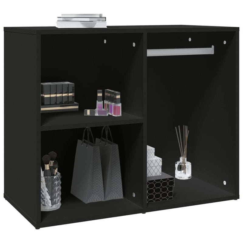 Dressing Cabinet Black 80x40x65 cm Engineered Wood