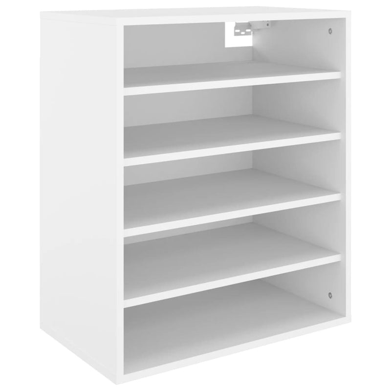 Shoe Cabinet White 60x35x70 cm Engineered Wood