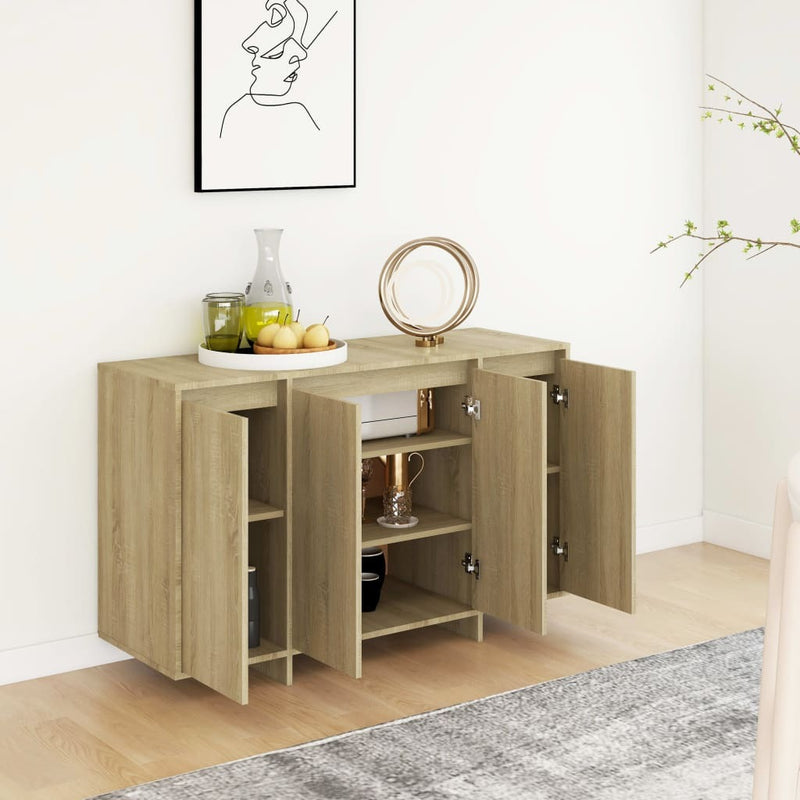 Sideboard Sonoma Oak 120x41x75 cm Engineered Wood