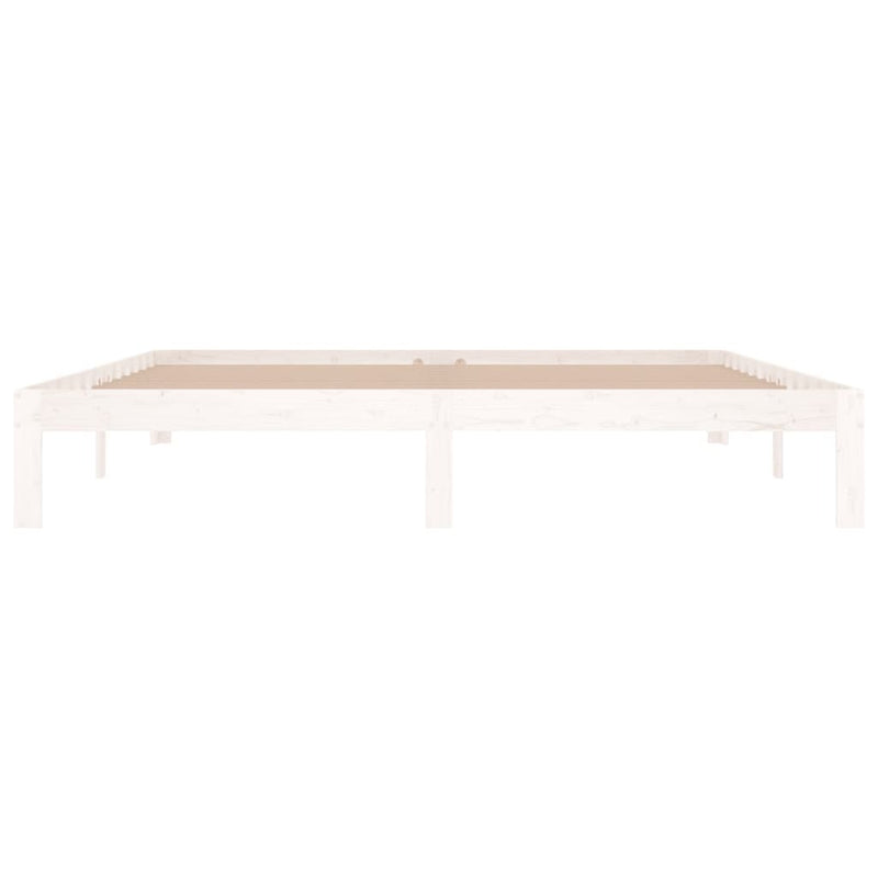 Bed Frame without Mattress White 180x200cm Super King Size