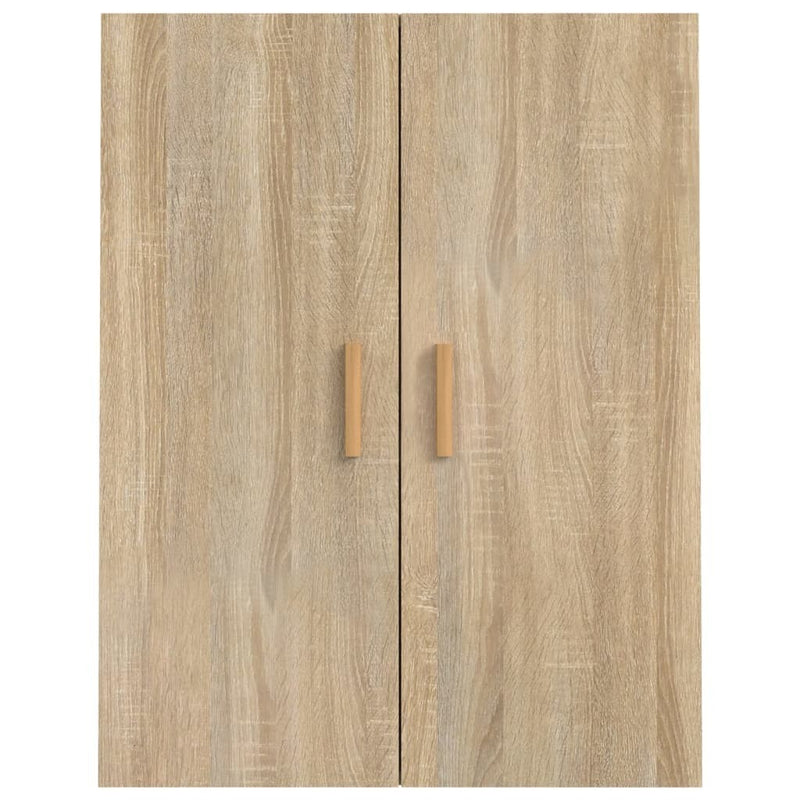 Hanging Wall Cabinet Sonoma Oak 69.5x34x90 cm