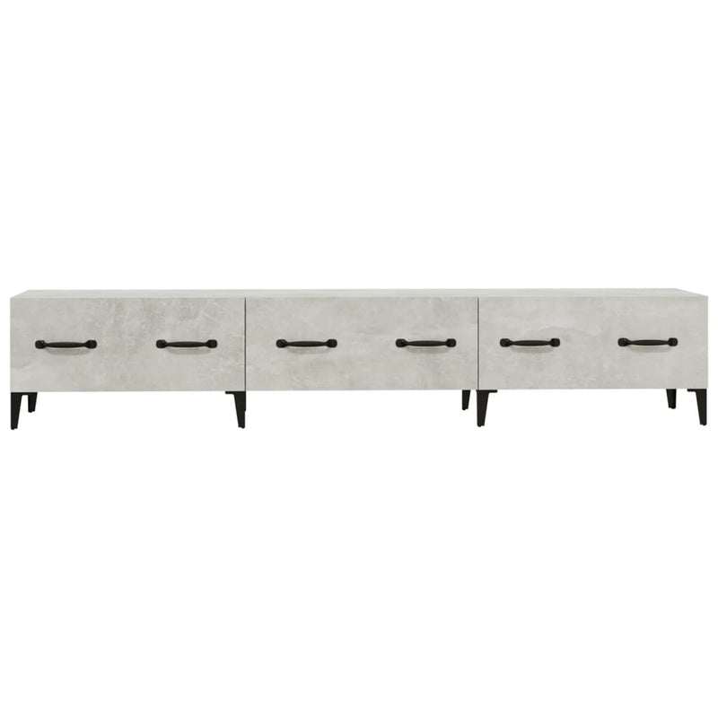 TV Cabinet Concrete Grey 150x34,5x30 cm Engineered Wood