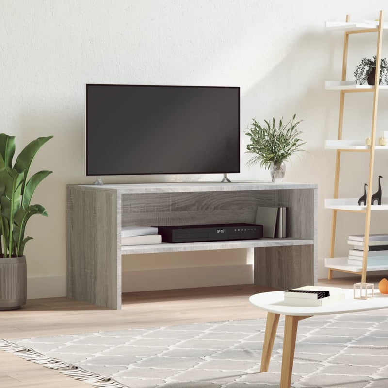 TV Cabinet Grey Sonoma 80x40x40 cm Engineered Wood