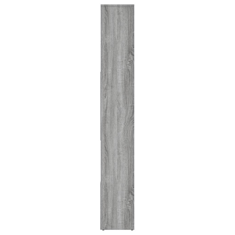 Book Cabinet Grey Sonoma 67x24x161 cm Engineered Wood