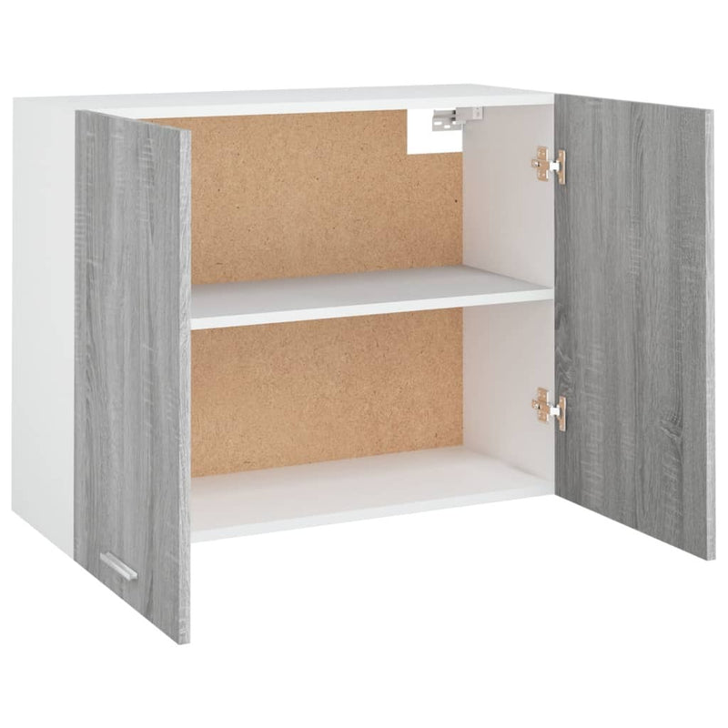 Hanging Cabinet Grey Sonoma 80x31x60 cm Engineered Wood