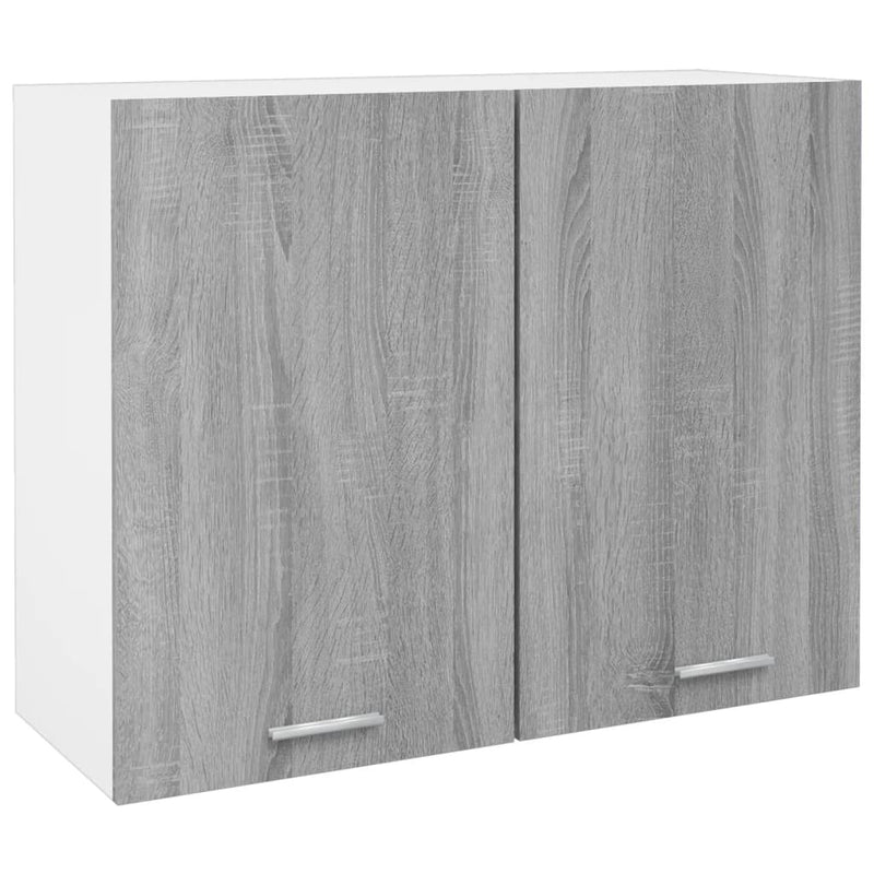 Hanging Cabinet Grey Sonoma 80x31x60 cm Engineered Wood