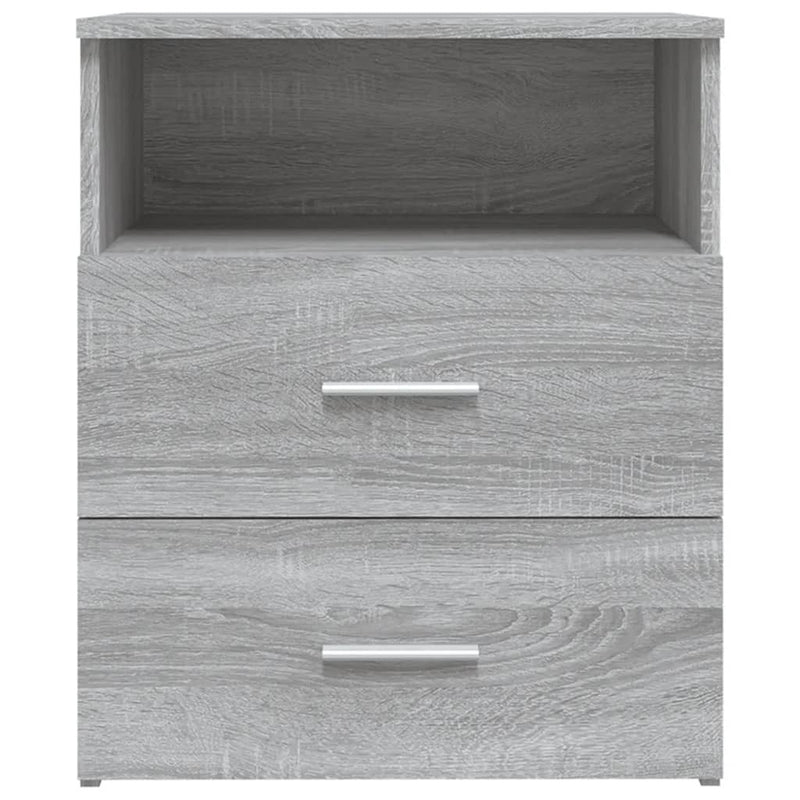 Bed Cabinets 2 pcs Grey Sonoma 50x32x60 cm