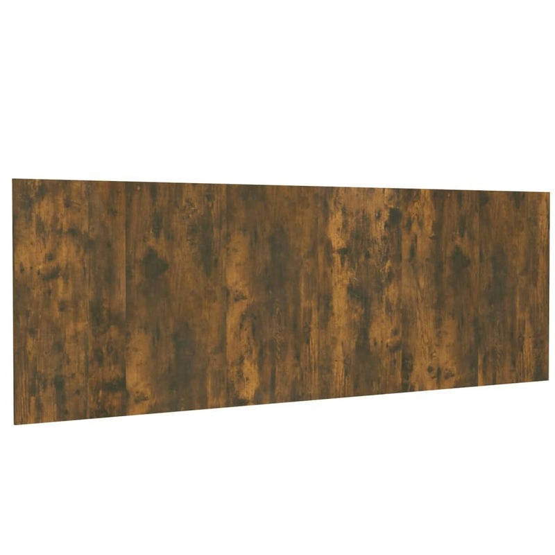 Wall Headboard Smoked Oak 240x1.5x80 cm Engineered Wood