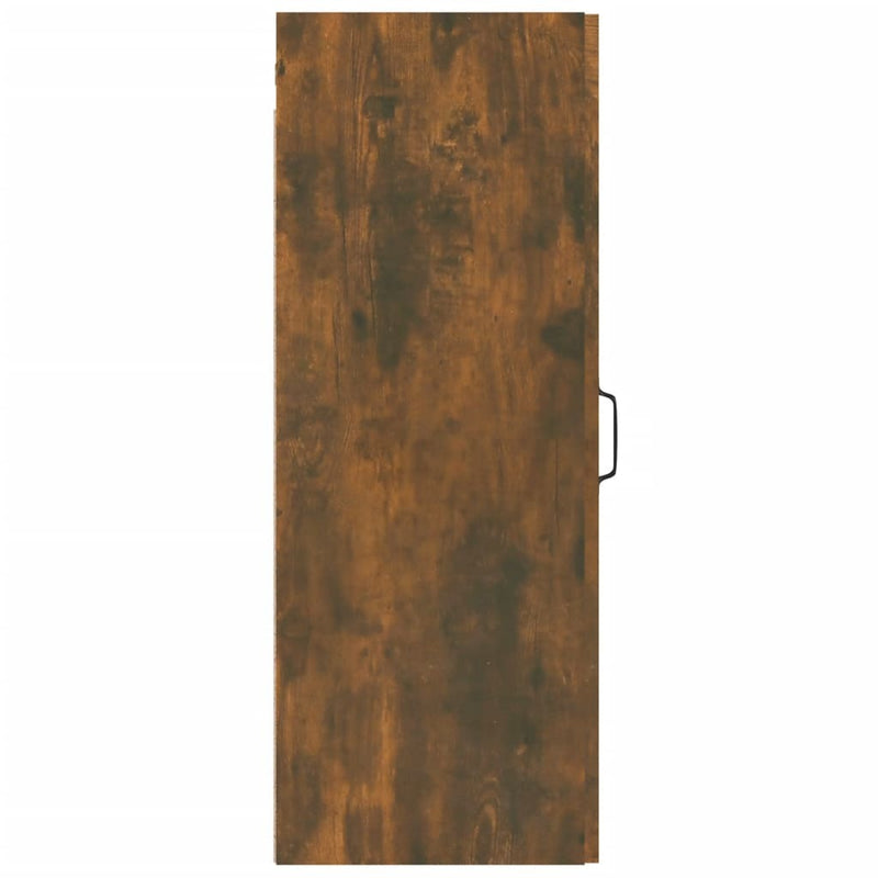 Hanging Wall Cabinet Smoked Oak 34.5x34x90 cm