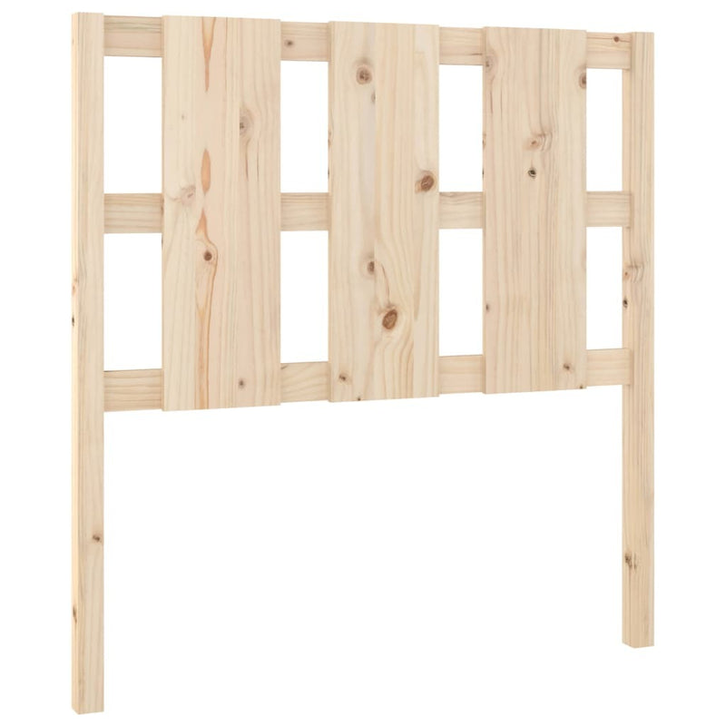 Bed Headboard 95.5x4x100 cm Solid Wood Pine