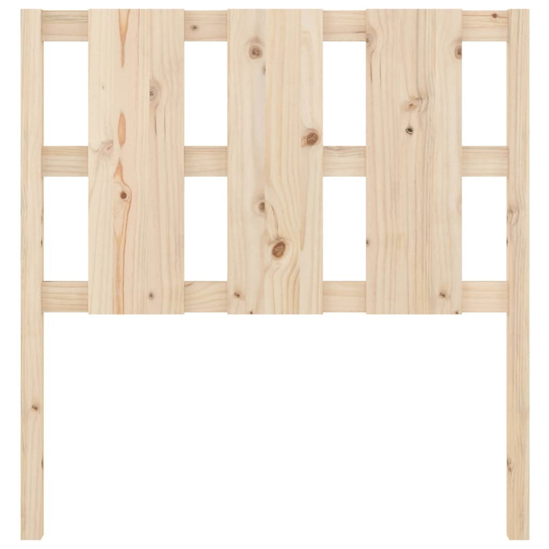 Bed Headboard 95.5x4x100 cm Solid Wood Pine